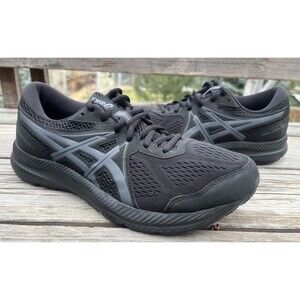 Asics GEL-Contend 7 Men's size 8.5 Running Shoes Black 1011B040